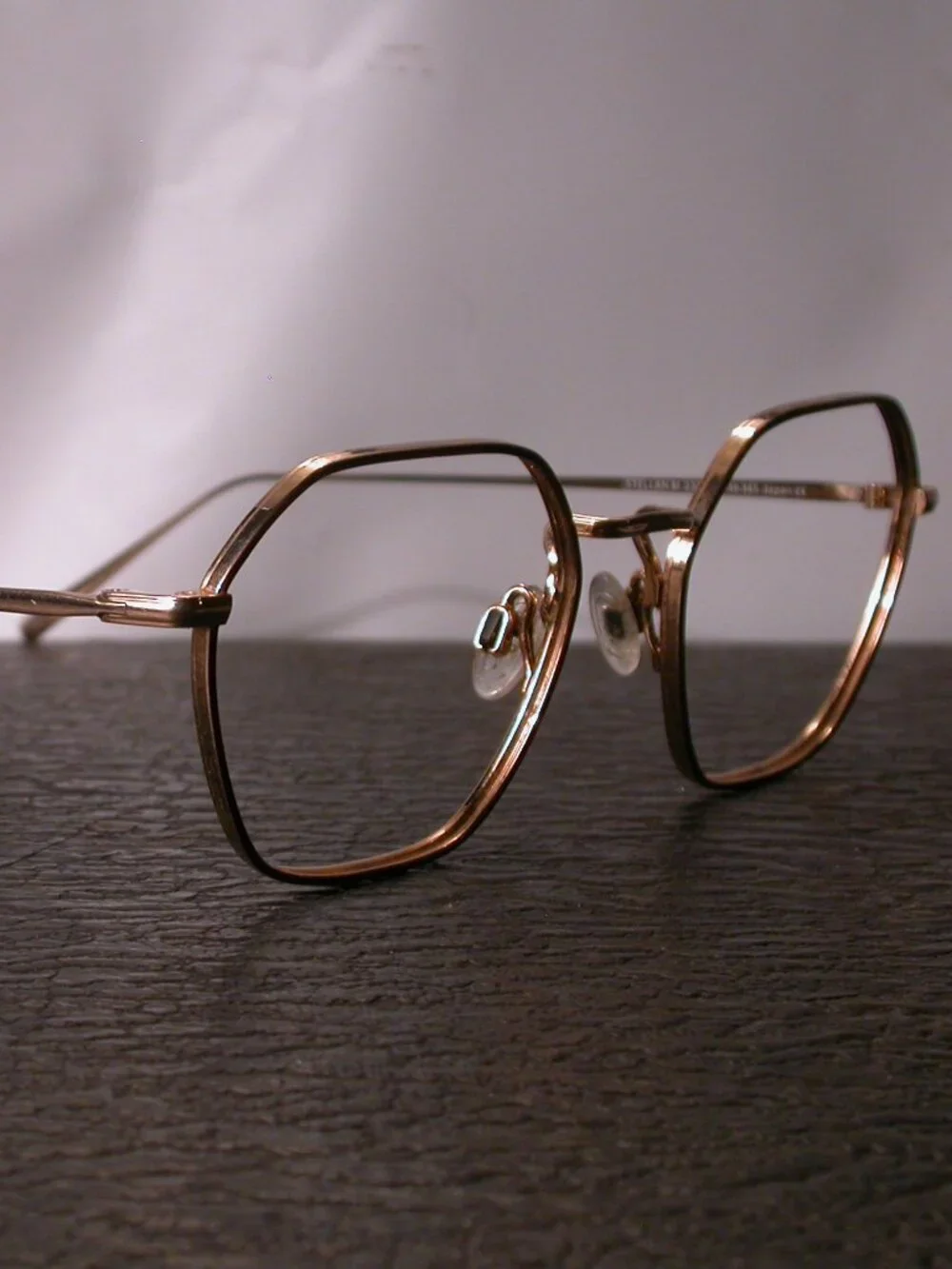 Warby Parker Stellan Gold and Tortoise Eyeglasses Frames Made in Japan